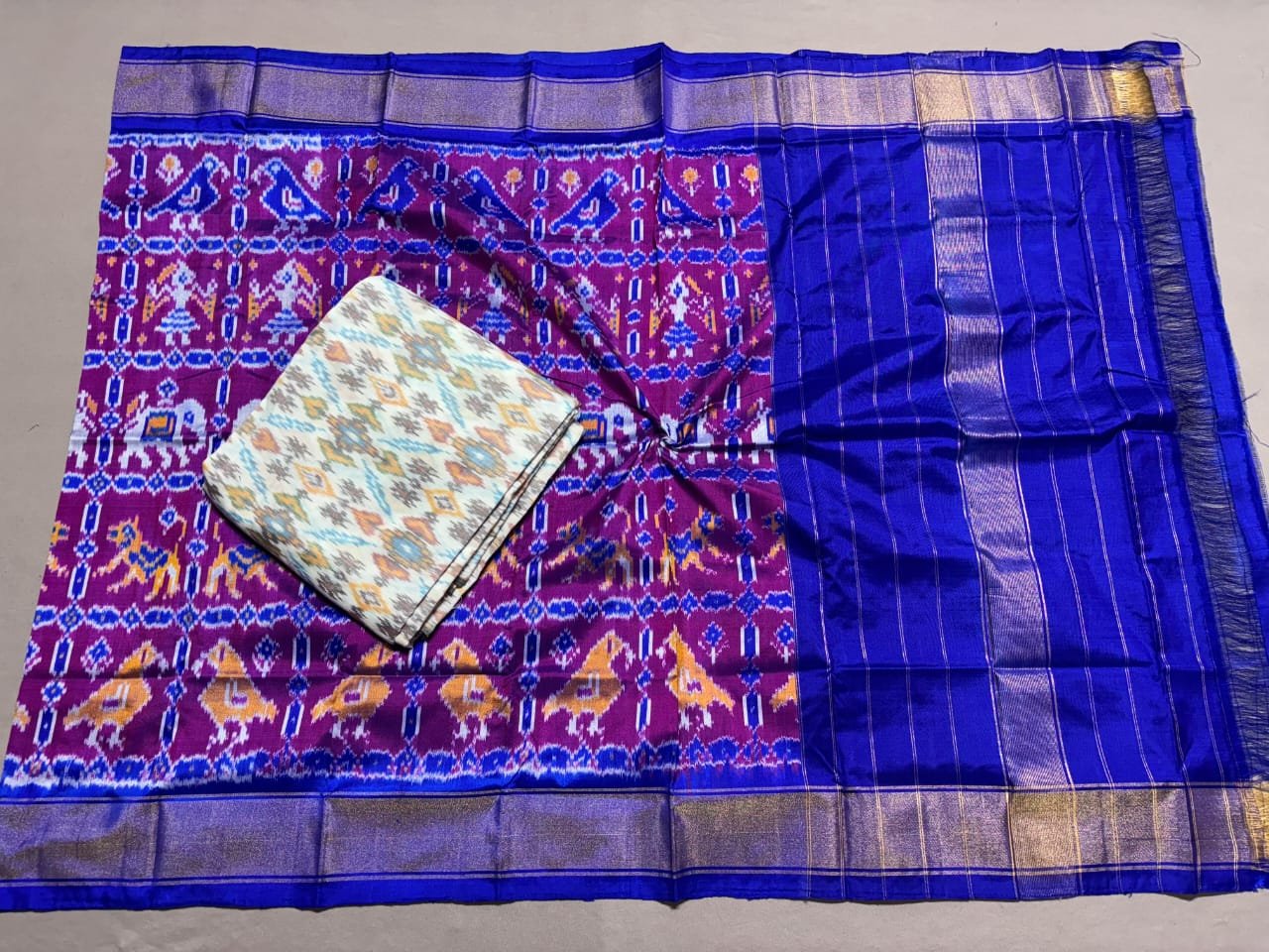 Silk Dupatta Sico Top - PSSIY14-SDSTDFXDD-17