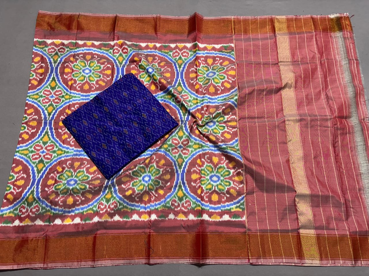 Silk Dupatta Sico Top - PSSIY21-SDSTDFXDD-13