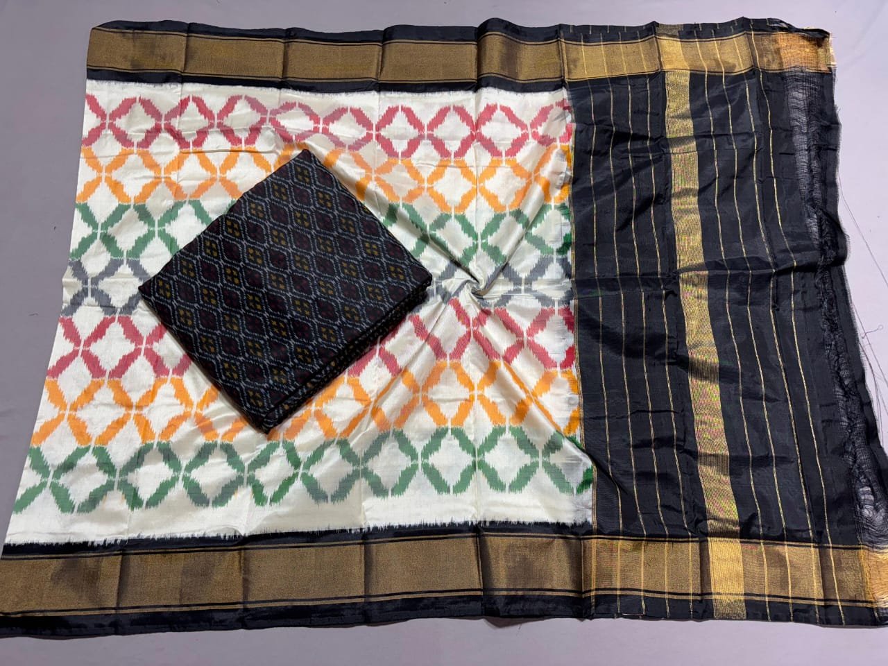 Silk Dupatta Sico Top - PSSIY21-SDSTDFXDD-14