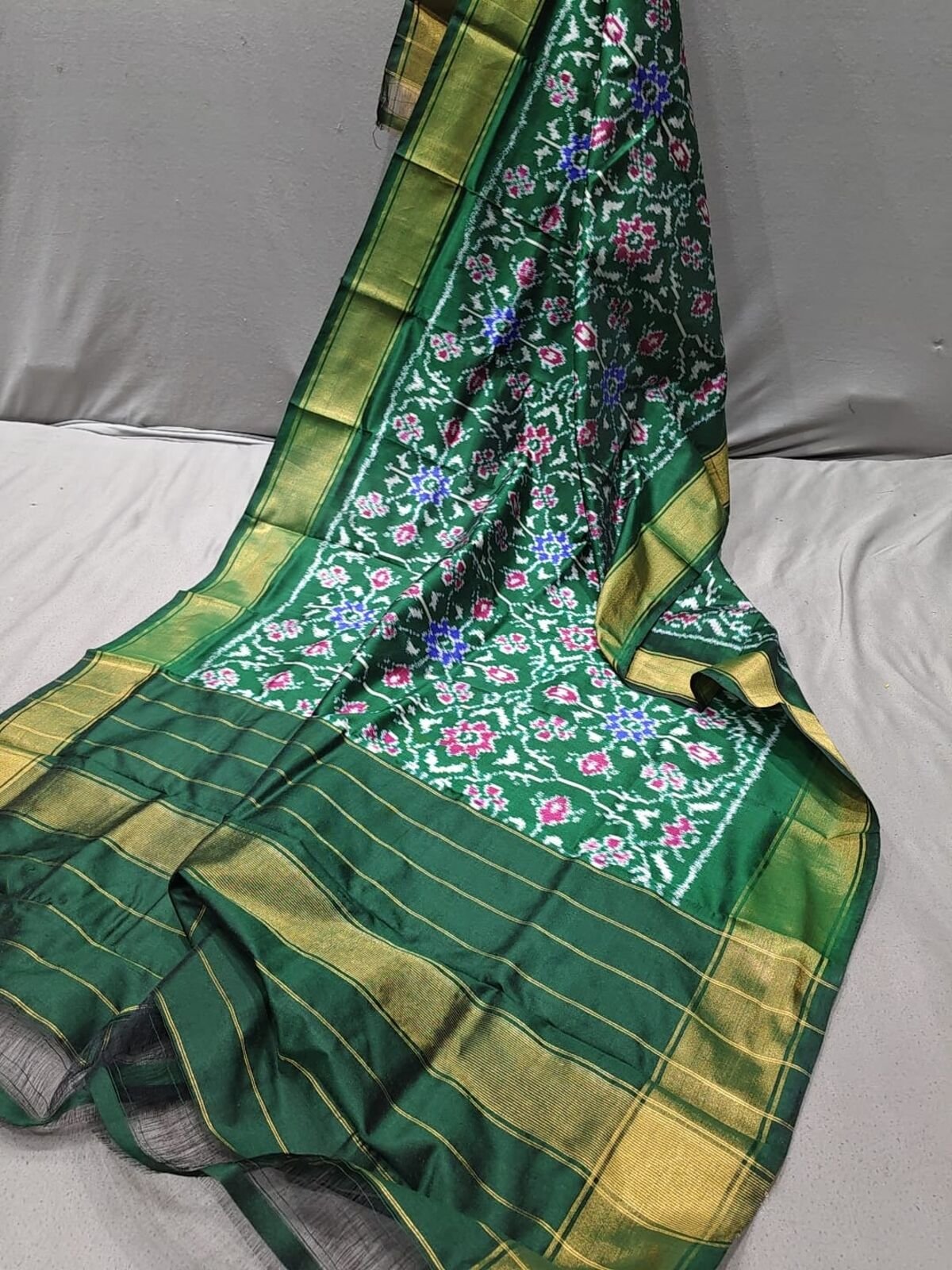 Silk Dupatta - PGMRY11-ISDPCEZCD-42