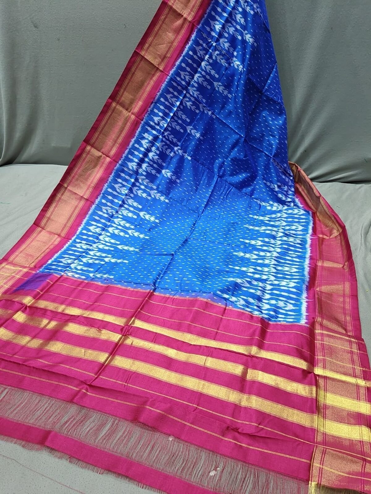 Silk Dupatta - PGMRY11-ISDPCEZCD-43