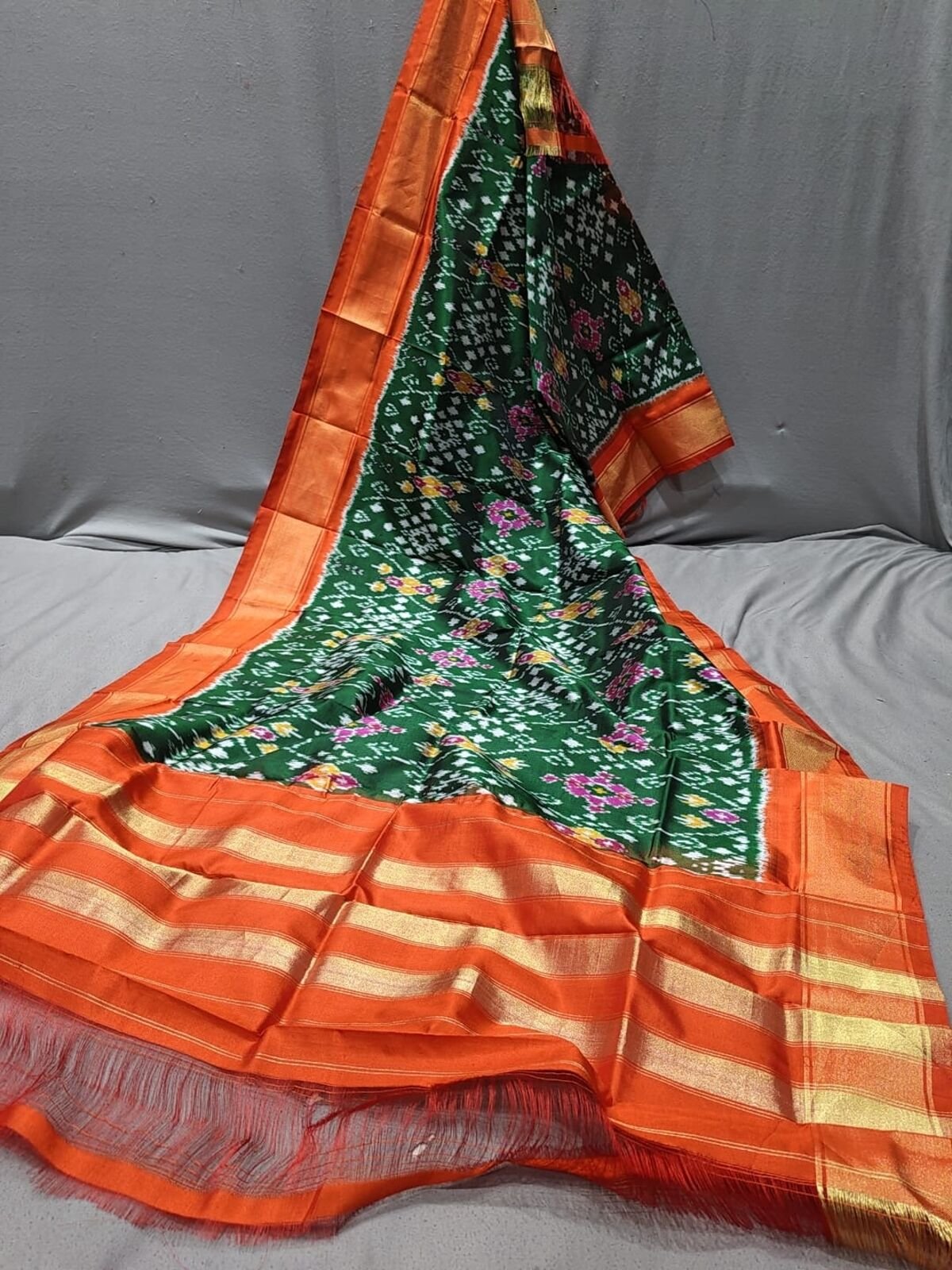 Silk Dupatta - PGMRY11-ISDPCEZCD-48