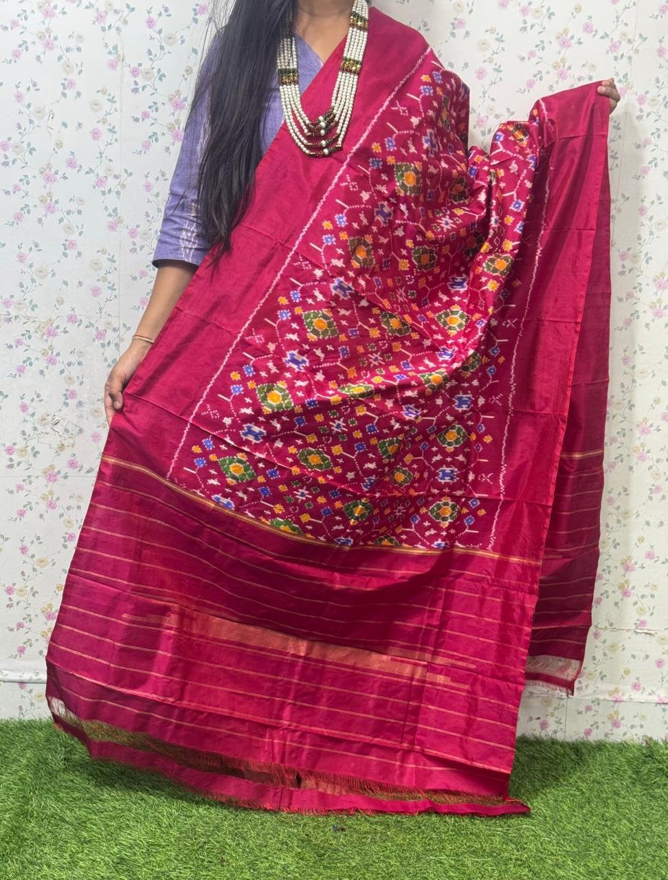 Silk Dupatta - PSDHY13-ISDPDECDC-22