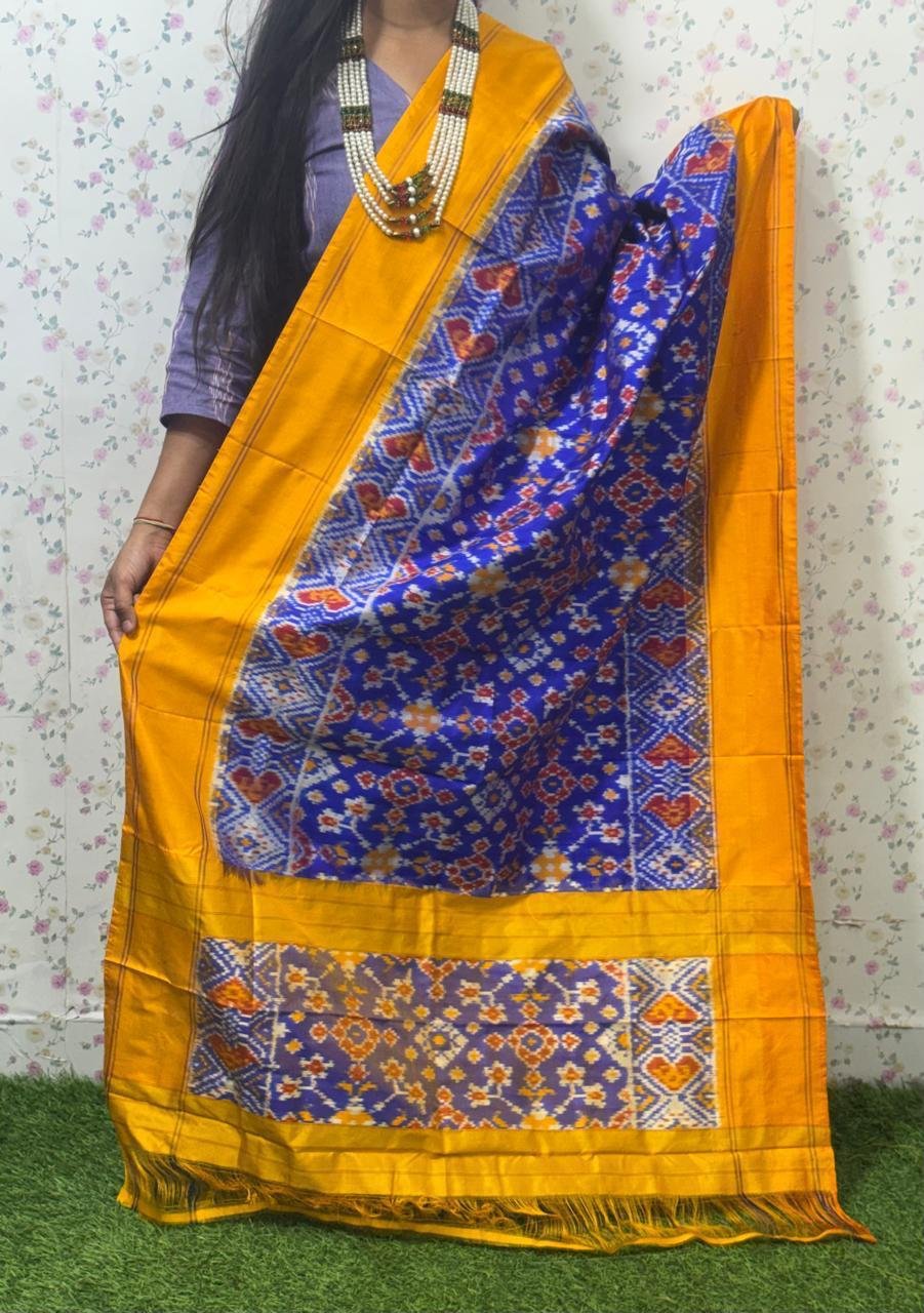 Silk Dupatta - PSDHY13-ISDPDECDC-68