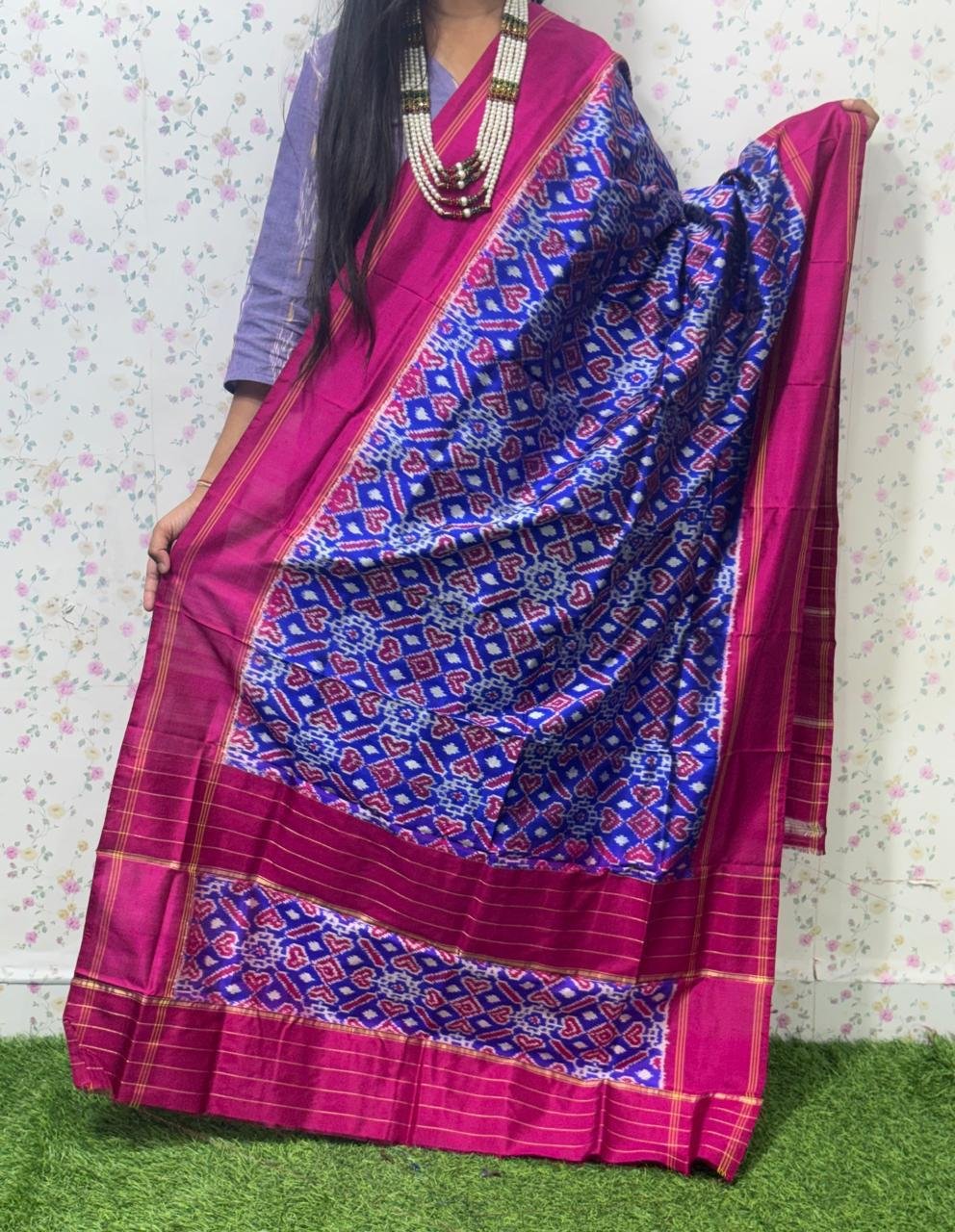 Silk Dupatta - PSDHY13-ISDPDECDC-71