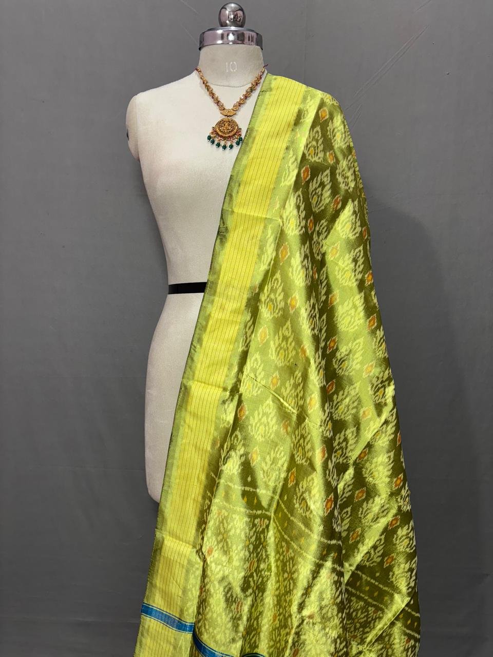Silk Dupatta - PSSIY08-ISDPCZSDC-07