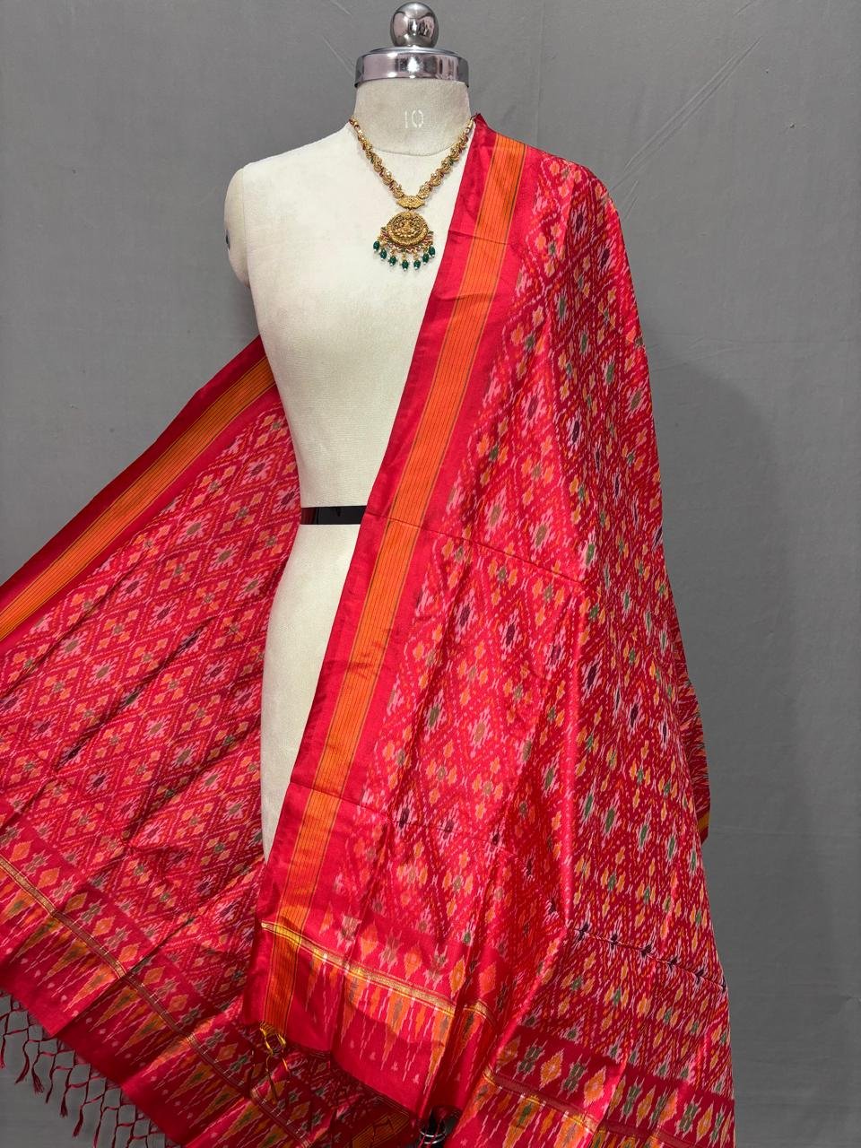 Silk Dupatta - PSSIY08-ISDPCZSDC-15