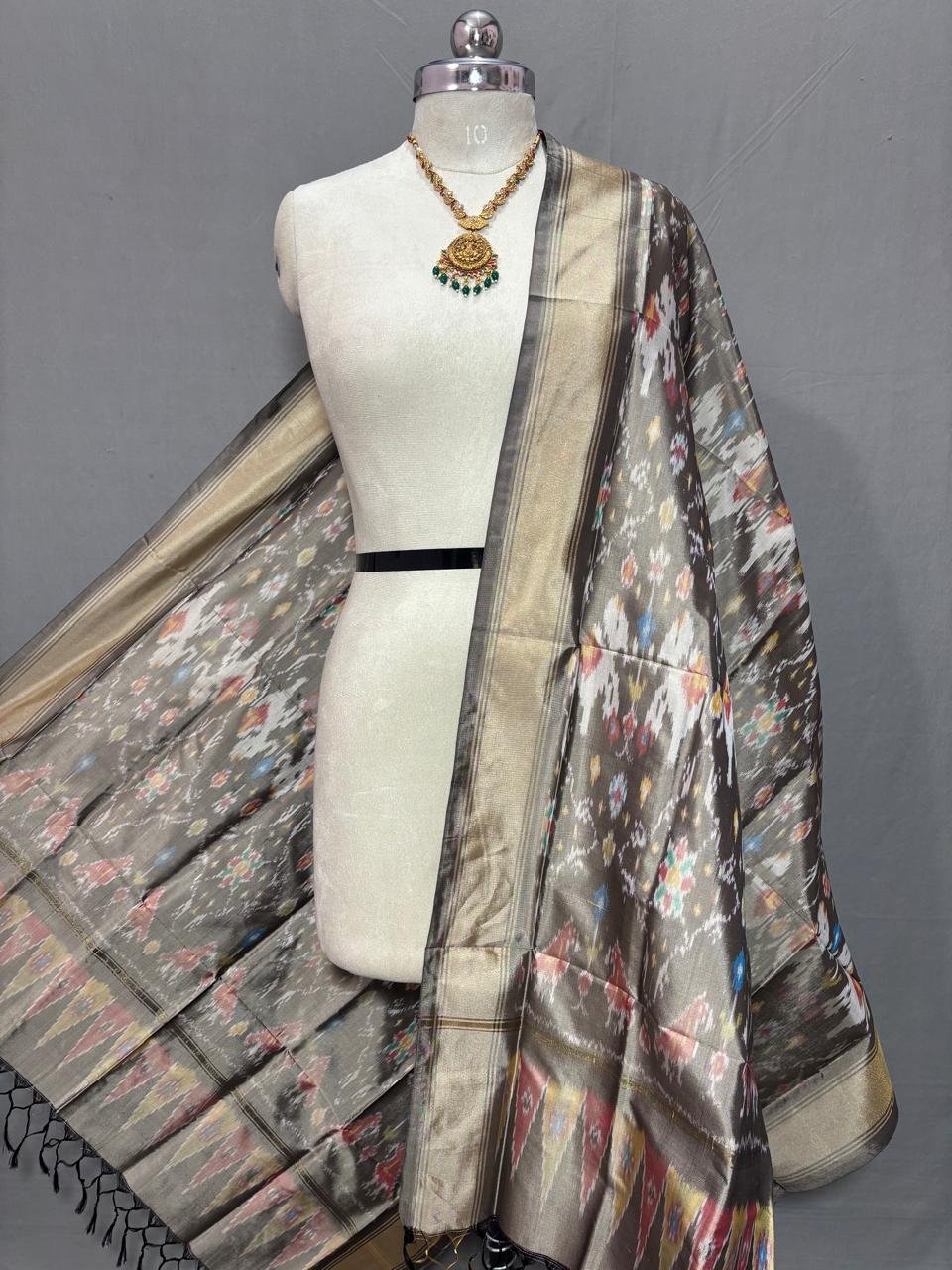 Silk Dupatta - PSSIY30-ISDPCZSCD-03