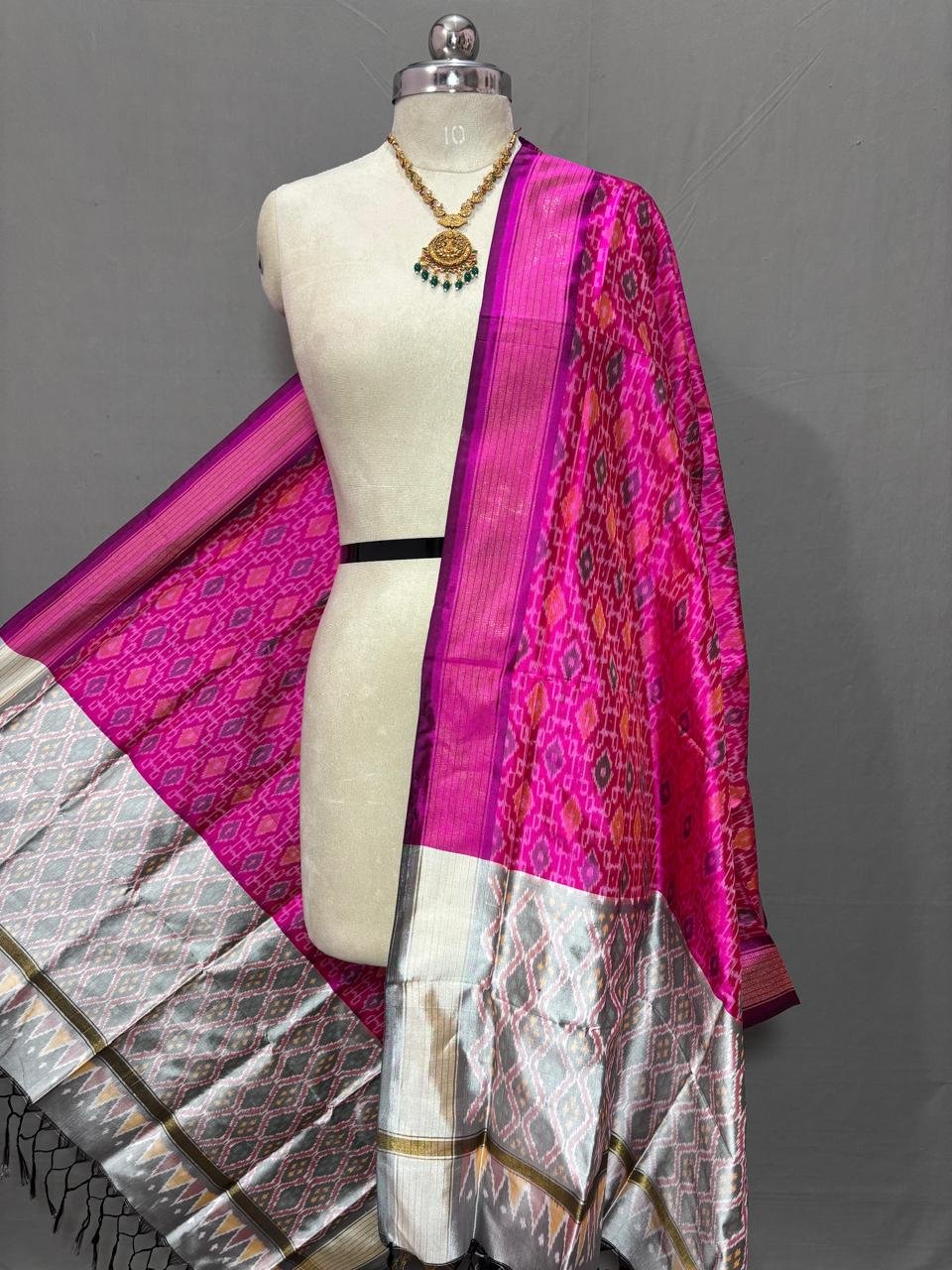 Silk Dupatta - PSSIY30-ISDPCZSCD-14