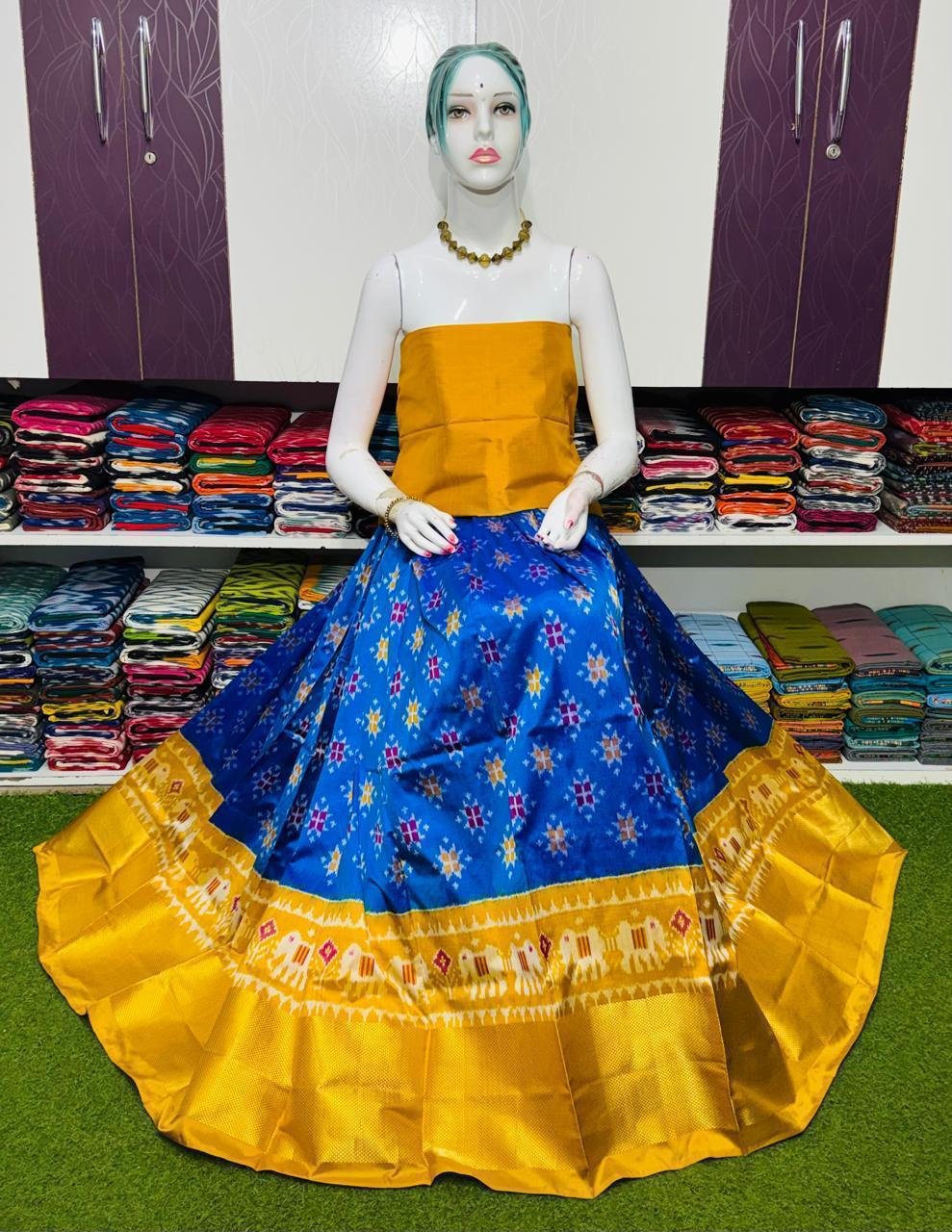 Silk Lehenga - PSRGL29-FSLGCSZDD-06