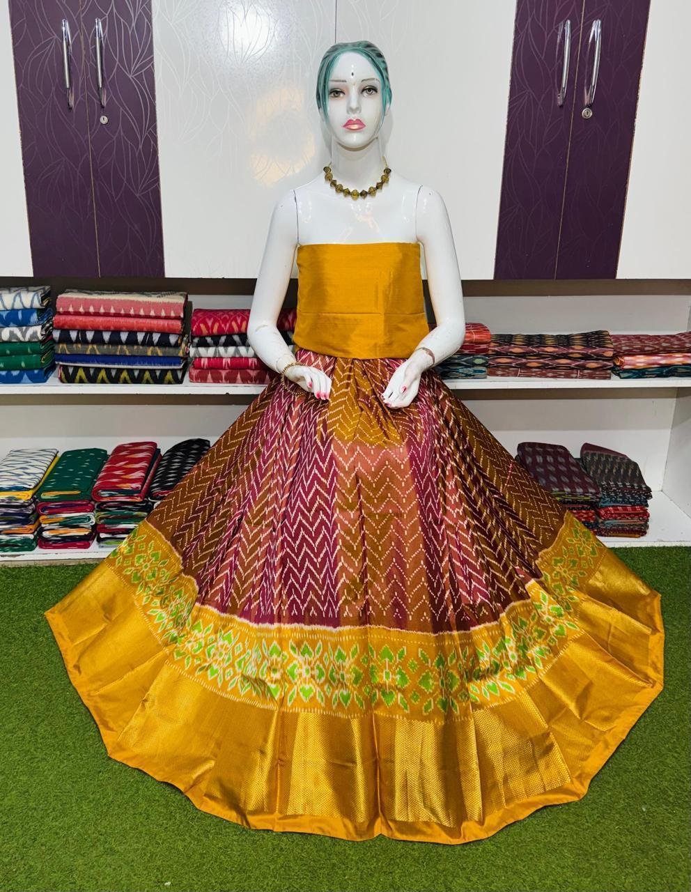 Silk Lehenga - PSRGL29-FSLGCSZDD-11