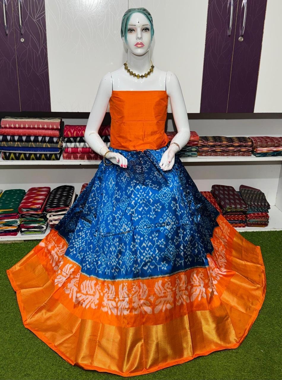 Silk Lehenga - PSRGY18-FSLGDSZDC-12