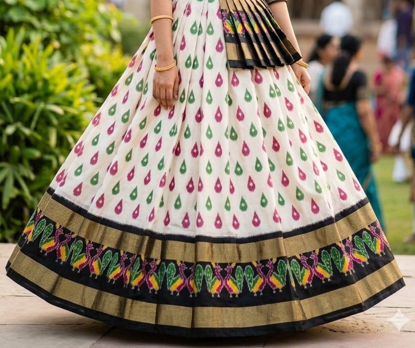 Silk Lehenga - PSSIG09-FSLGCSSDC-04