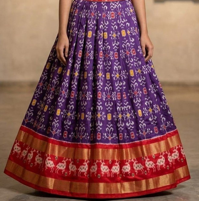 Silk Lehenga - PSSIG09-FSLGCSSDC-08