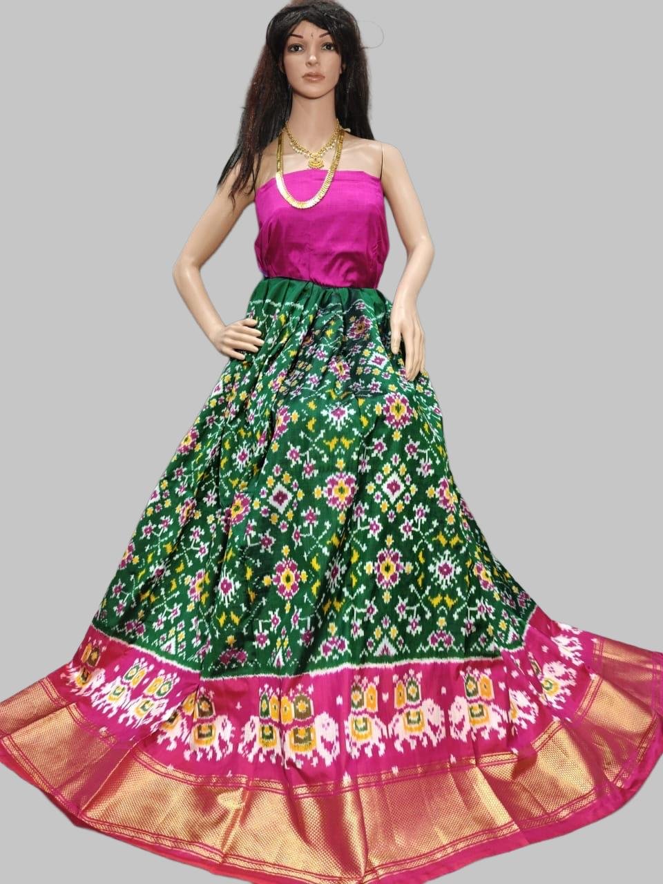 Silk Lehenga - PSSIG09-FSLGCSSDC-14