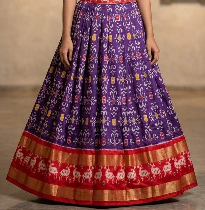 Silk Lehenga - PSSIG16-FSLGCSSDC-04