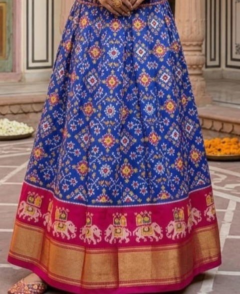 Silk Lehenga - PSSIG16-FSLGCSSDC-11