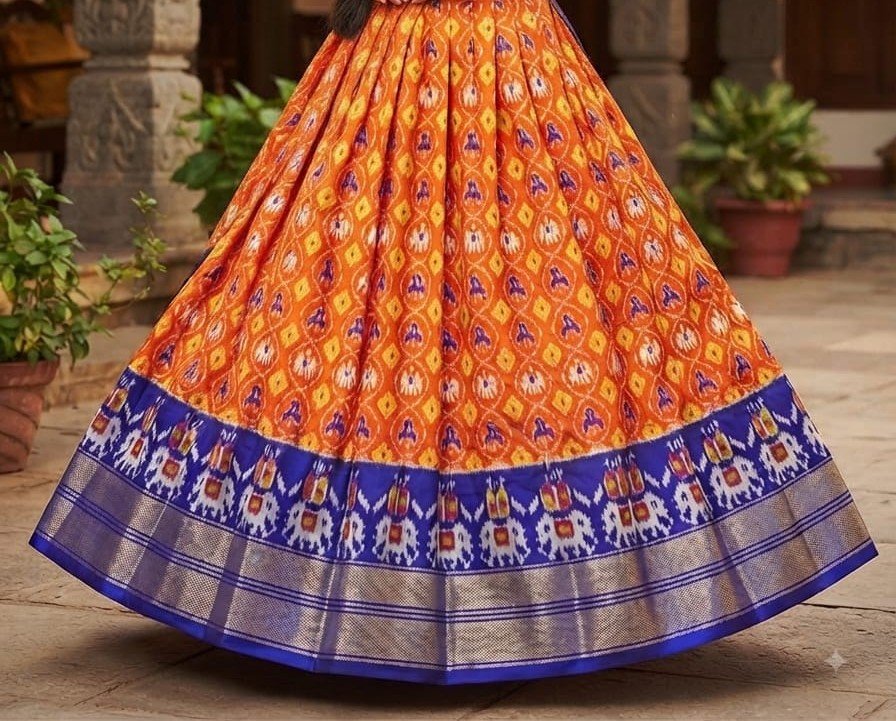 Silk Lehenga - PSSIG23-FSLGCSSDC-18