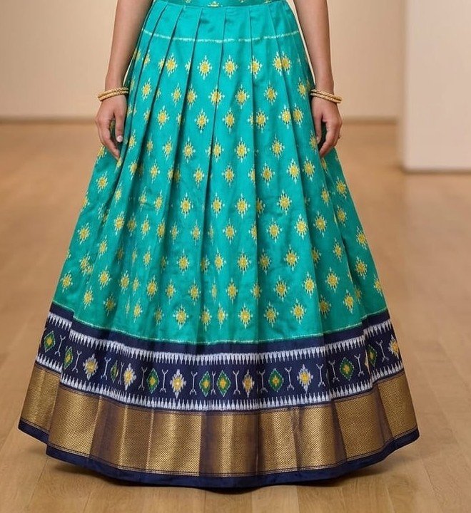 Silk Lehenga - PSSIL07-FSLGDSSCC-07