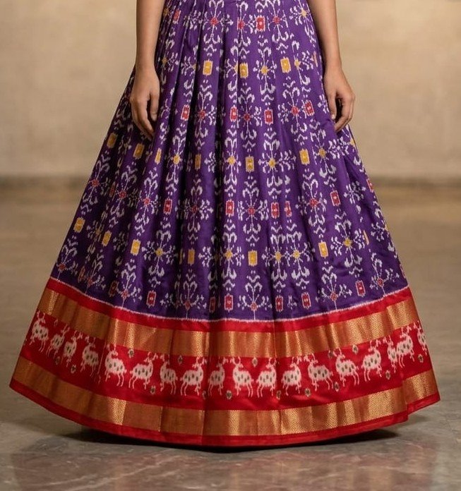 Silk Lehenga - PSSIL07-FSLGDSSCC-13