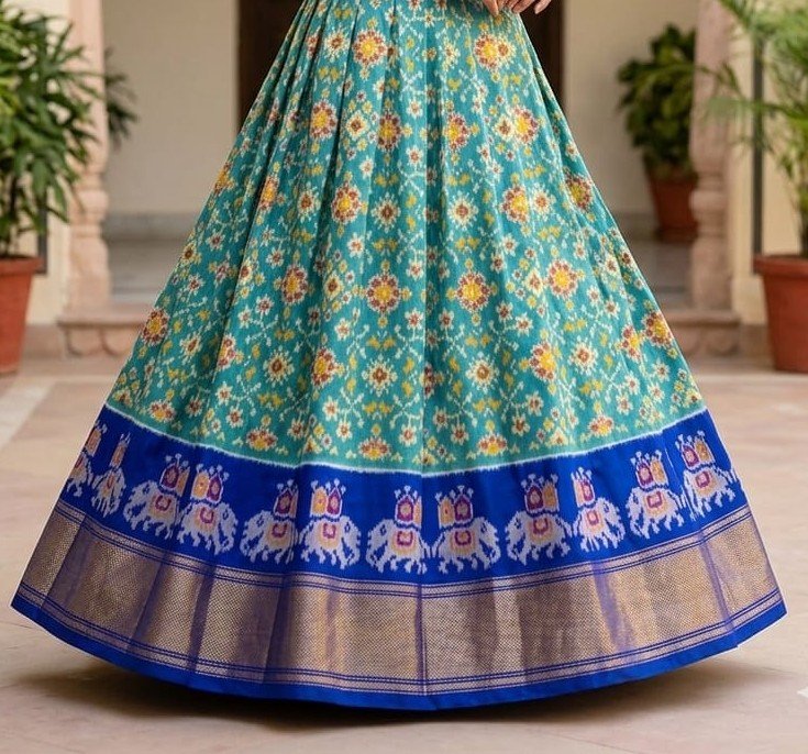 Silk Lehenga - PSSIL07-FSLGDSSCC-16