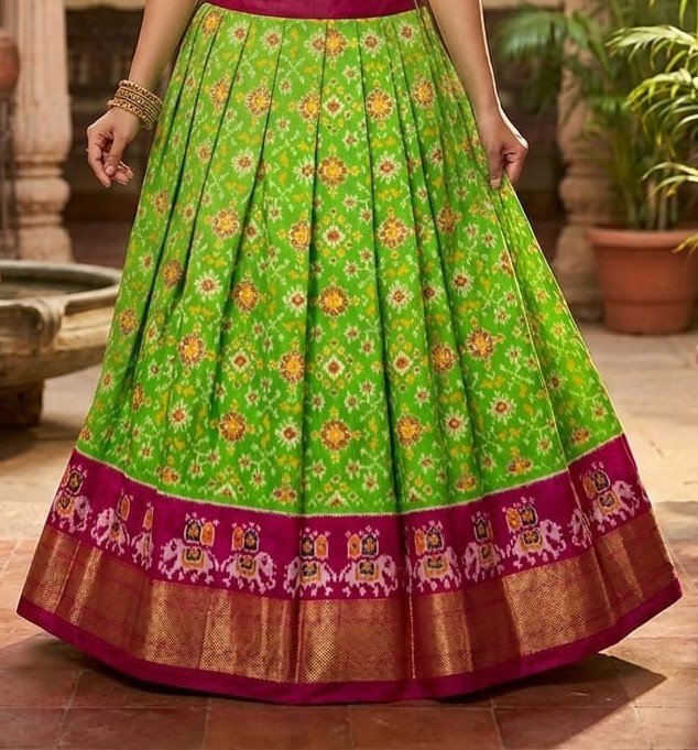 Silk Lehenga - PSSIL21-FSLGCSSDC-02