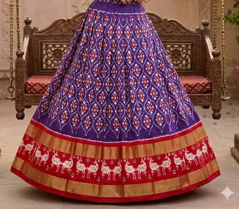 Silk Lehenga - PSSIL21-FSLGCSSDC-04