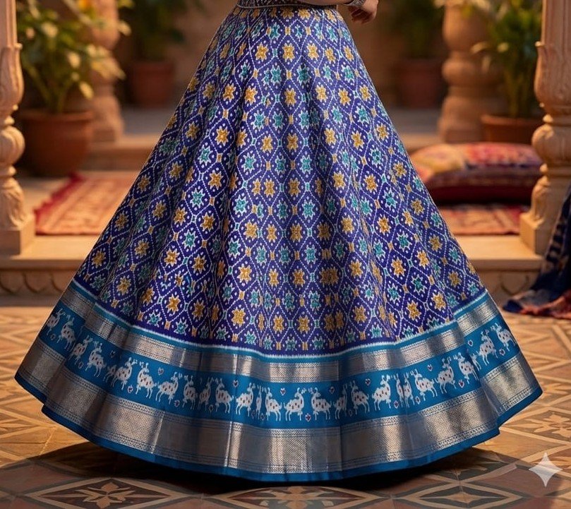 Silk Lehenga - PSSIL21-FSLGCSSDC-08