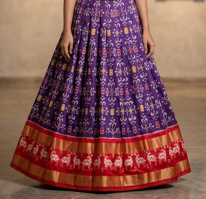 Silk Lehenga - PSSIL21-FSLGCSSDC-09