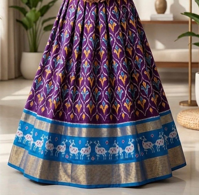 Silk Lehenga - PSSIL21-FSLGCSSDC-13
