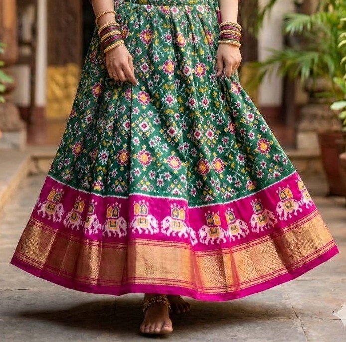 Silk Lehenga - PSSIL21-FSLGCSSDC-14