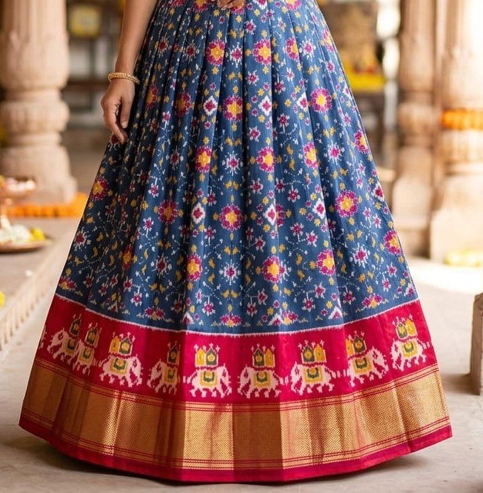 Silk Lehenga - PSSIL21-FSLGCSSDC-15