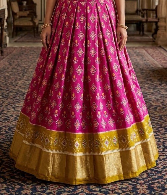 Silk Lehenga - PSSIL28-FSLGCSSDC-09
