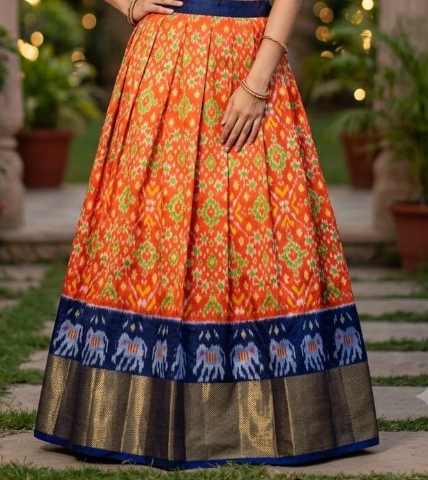 Silk Lehenga - PSSIO04-FSLGDSBDC-19