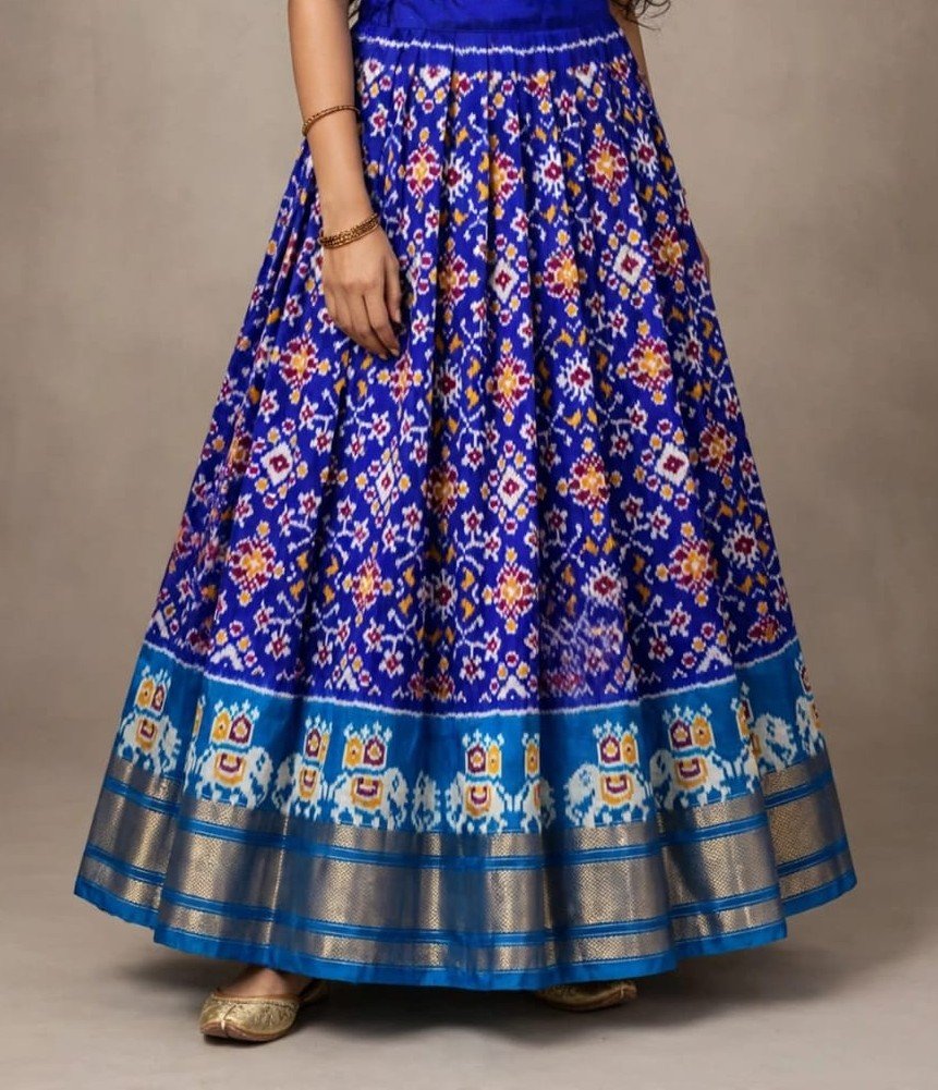 Silk Lehenga - PSSIS13-FSLGCSBCC-05