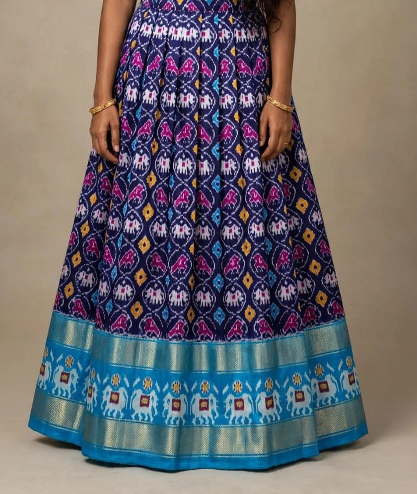 Silk Lehenga - PSSIS13-FSLGCSBCC-06