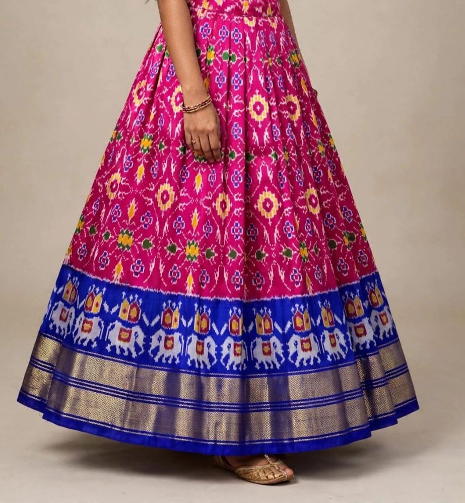 Silk Lehenga - PSSIS27-FSLGCSBCC-12