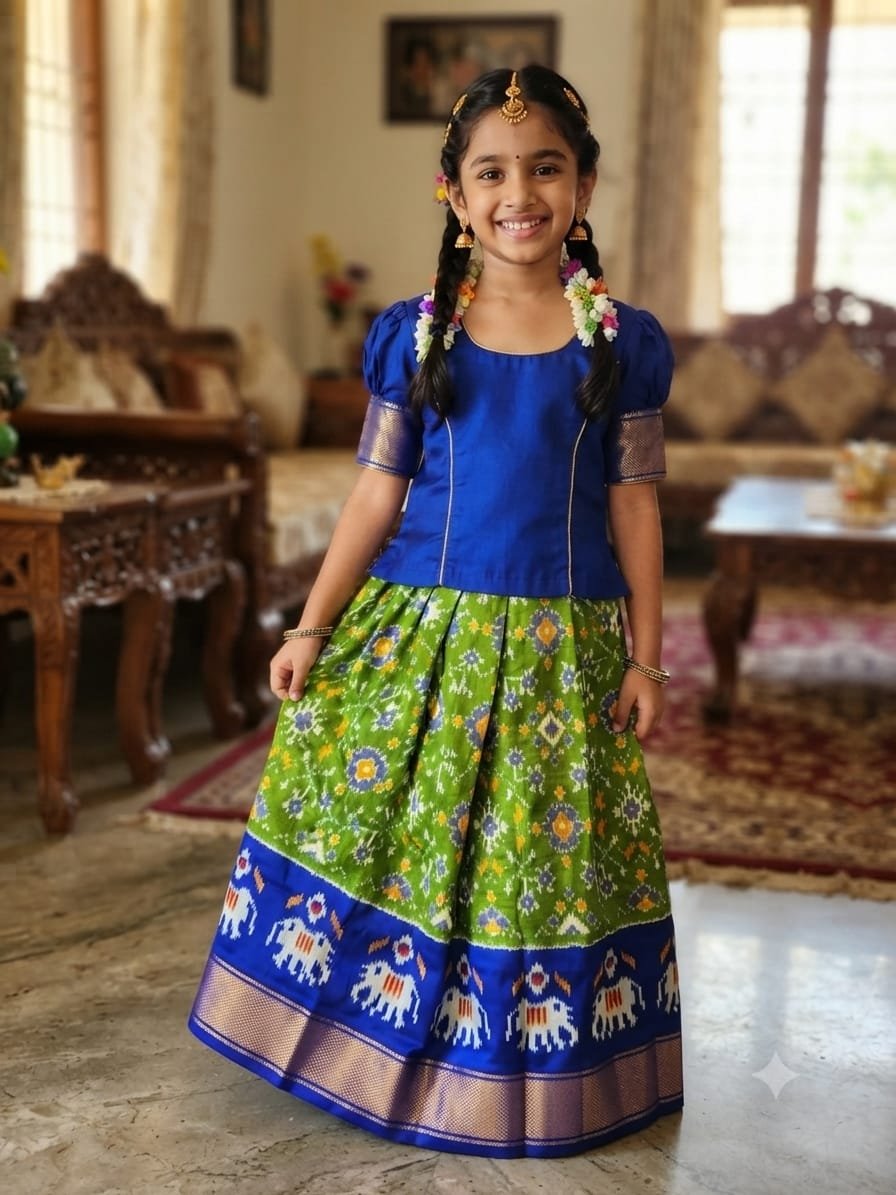 Silk Lehenga - PSSIS28-MSLGDEBDC-04