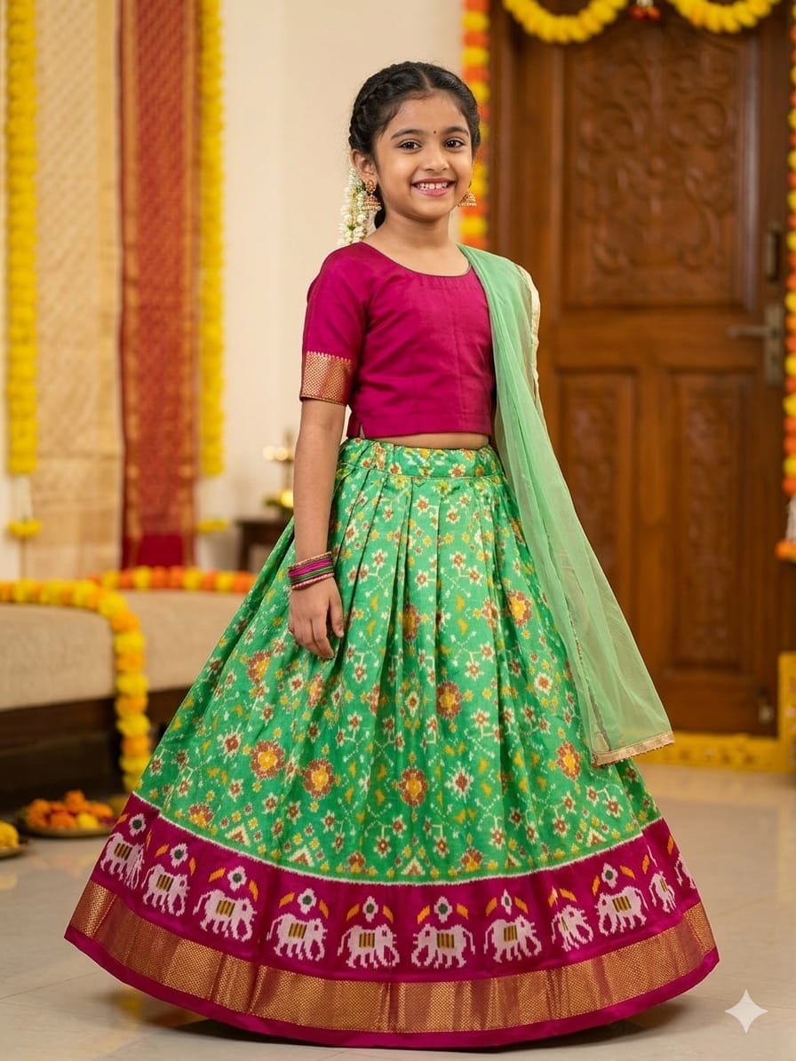 Silk Lehenga - PSSIS28-MSLGDEBDC-07