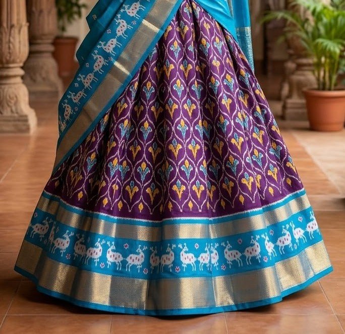 Silk Lehenga - PSSIY24-FSLGCSSCD-05