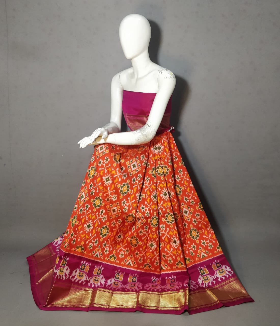 Silk Lehenga - PSSIY24-FSLGCSSCD-07